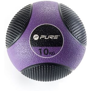 Pure2Improve Medicine Ball - 10kg Purple/Black - Fitness Equipment Pure2Improve Medicine Ball - 10kg Purple/Black - Fitness Equipment