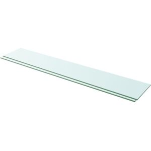 Berkfield Home Shelves 2 pcs Panel Glass Clear 110x20 cm Clear 110x20 cm Berkfield Home Shelves 2 pcs Panel Glass Clear 110x20 cm Clear 110x20 cm