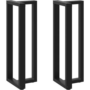 Berkfield Home Bar Table Legs T-Shaped 2 pcs Black 40x35x(110-111) cm Steel Black Berkfield Home Bar Table Legs T-Shaped 2 pcs Black 40x35x(110-111) cm Steel Black