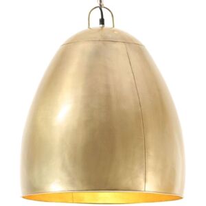 Berkfield Home Industrial Hanging Lamp 25 W Brass Round 42 cm E27 in Gold Gold Berkfield Home Industrial Hanging Lamp 25 W Brass Round 42 cm E27 in Gold Gold
