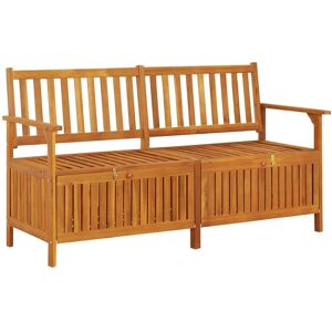 Berkfield Home Storage Bench 148 cm Solid Wood Acacia in Brown Brown Berkfield Home Storage Bench 148 cm Solid Wood Acacia in Brown Brown