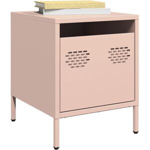 Berkfield Home Bedside Cabinets 2 pcs Pink 35x39x43.5 cm Steel Pink 35x39x43.5 cm Berkfield Home Bedside Cabinets 2 pcs Pink 35x39x43.5 cm Steel Pink 35x39x43.5 cm