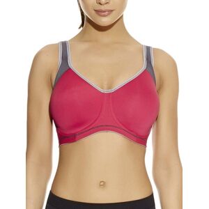 Freya Women's Active Sonic Moulded J-Hook Sports Bra in Pink Size: 38GG Pink 38GG Freya Women's Active Sonic Moulded J-Hook Sports Bra in Pink Size: 38GG Pink 38GG
