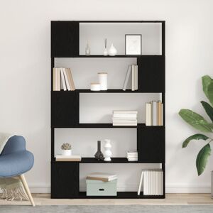 Berkfield Home Black Oak Book Shelf 100x24x155 cm Made with Engineered Wood Size: 100 x 24 x 155 cm Black 100 x 24 x 155 cm Berkfield Home Black Oak Book Shelf 100x24x155 cm Made with Engineered Wood Size: 100 x 24 x 155 cm Black 100 x 24 x 155 cm