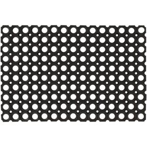 Berkfield Home Door Mat Rectangular 60x80 cm Rubber in Black Black 60x80 cm Berkfield Home Door Mat Rectangular 60x80 cm Rubber in Black Black 60x80 cm