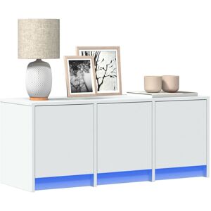 Berkfield Home TV Cabinet with LED White 97x34x40 cm Engineered Wood Size: 97 x 34 x 40 cm White 97 x 34 x 40 cm Berkfield Home TV Cabinet with LED White 97x34x40 cm Engineered Wood Size: 97 x 34 x 40 cm White 97 x 34 x 40 cm