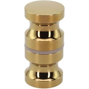 Nes Home Round Brushed Brass Aluminium Shower Door Knob Handle in Gold Gold Nes Home Round Brushed Brass Aluminium Shower Door Knob Handle in Gold Gold