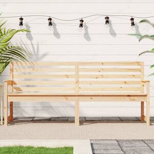 Berkfield Home Garden Bench 203.5x48x91.5 cm Solid Wood Pine in Brown Brown 203.5x48x91.5 cm Berkfield Home Garden Bench 203.5x48x91.5 cm Solid Wood Pine in Brown Brown 203.5x48x91.5 cm