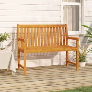 Berkfield Home Garden Bench 110 cm Solid Acacia Wood in Brown Brown Berkfield Home Garden Bench 110 cm Solid Acacia Wood in Brown Brown
