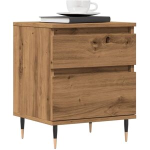 Berkfield Home Bedside Cabinets 2 pcs Artisan Oak 40x35x50 cm Engineered Wood in Brown Size: 40 x 35 x 50 cm Brown 40 x 35 x 50 cm Berkfield Home Bedside Cabinets 2 pcs Artisan Oak 40x35x50 cm Engineered Wood in Brown Size: 40 x 35 x 50 cm Brown 40 x 35 x 50 cm