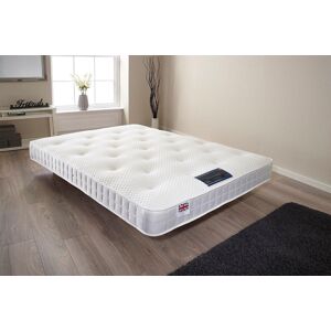 Somnior Coolblue Sprung Memory Tufted Mattress in White Size: Small Single White Small Single Somnior Coolblue Sprung Memory Tufted Mattress in White Size: Small Single White Small Single