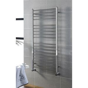 Clifton Horizontal Bathroom Towel Radiator 1200mm (H) x 600mm (W) in Metallic Silver Metallic Silver Clifton Horizontal Bathroom Towel Radiator 1200mm (H) x 600mm (W) in Metallic Silver Metallic Silver