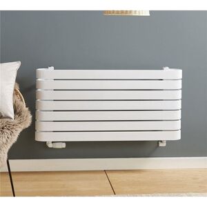 Clifton White Horizontal Bathroom Towel Radiator 500mm (H) x 1000mm (W) White Clifton White Horizontal Bathroom Towel Radiator 500mm (H) x 1000mm (W) White
