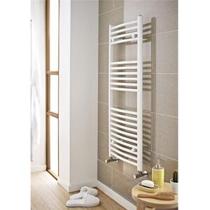 Clifton White Bathroom Towel Rail Vertical 22mm 1200mm (H) x 600mm (W) White Clifton White Bathroom Towel Rail Vertical 22mm 1200mm (H) x 600mm (W) White