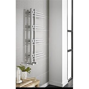 Clifton Vertical Bathroom Towel Radiator 906mm (H) x 500mm (W) in Metallic Silver Metallic Silver Clifton Vertical Bathroom Towel Radiator 906mm (H) x 500mm (W) in Metallic Silver Metallic Silver