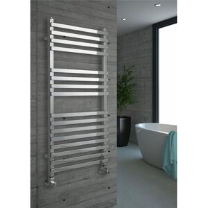 Clifton Vertical Bathroom Towel Radiator 1200mm (H) x 500mm (W) in Metallic Silver Metallic Silver Clifton Vertical Bathroom Towel Radiator 1200mm (H) x 500mm (W) in Metallic Silver Metallic Silver