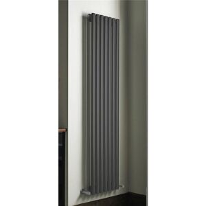 Clifton Anthracite Vertical Single Panel Radiator 1800mm (H) x 300mm (W) in Charcoal Charcoal Clifton Anthracite Vertical Single Panel Radiator 1800mm (H) x 300mm (W) in Charcoal Charcoal