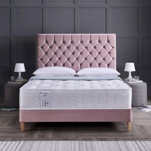 Rest Relax Onyx Reflex Tufted Ortho Mattress in White Size: King White King Rest Relax Onyx Reflex Tufted Ortho Mattress in White Size: King White King