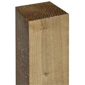 Cheshire PACK OF 3: 6ft Pressure Treated Green Timber Fence Post 4" (90x90mm) in Natural Natural Cheshire PACK OF 3: 6ft Pressure Treated Green Timber Fence Post 4" (90x90mm) in Natural Natural