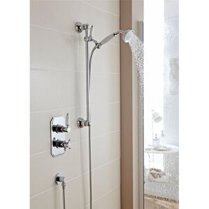 Clifton Chrome Concealed Mixer Shower with Wall Hung Slide Rail Kit in Silver Silver Clifton Chrome Concealed Mixer Shower with Wall Hung Slide Rail Kit in Silver Silver