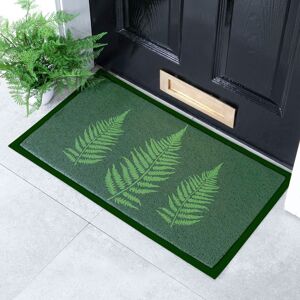 Artsy Mats Green Fern Indoor & Outdoor Doormat - 70x40cm Size: 40 cm x 70 cm Green 40 cm x 70 cm Artsy Mats Green Fern Indoor & Outdoor Doormat - 70x40cm Size: 40 cm x 70 cm Green 40 cm x 70 cm