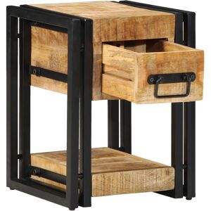 Berkfield Home Nightstands 2 pcs 40x40x40 cm Solid Mango Wood in Brown Size: 40 x 40 x 40 cm Brown 40 x 40 x 40 cm Berkfield Home Nightstands 2 pcs 40x40x40 cm Solid Mango Wood in Brown Size: 40 x 40 x 40 cm Brown 40 x 40 x 40 cm