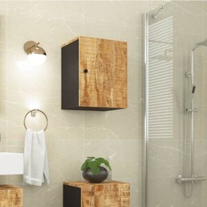 Berkfield Home Bathroom Wall Cabinet 38x33x48 cm Solid Wood Mango in Brown Size: 38 x 33 x 48 cm Brown 38 x 33 x 48 cm Berkfield Home Bathroom Wall Cabinet 38x33x48 cm Solid Wood Mango in Brown Size: 38 x 33 x 48 cm Brown 38 x 33 x 48 cm