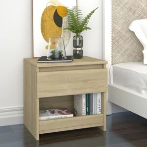 Berkfield Home Bedside Cabinet Sonoma Oak 40x30x39 cm Engineered Wood in Brown Size: 40 x 30 x 39 cm Brown 40 x 30 x 39 cm Berkfield Home Bedside Cabinet Sonoma Oak 40x30x39 cm Engineered Wood in Brown Size: 40 x 30 x 39 cm Brown 40 x 30 x 39 cm