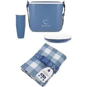 Bayside Blue Pool 5L Cool Box & Picnic Blanket Set Multicolor Bayside Blue Pool 5L Cool Box & Picnic Blanket Set Multicolor
