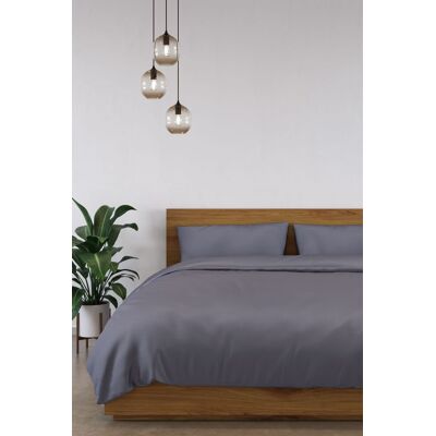 Panda London 100% Bamboo Complete Bedding Set in Dark Grey Size: Double Dark Grey Double Panda London 100% Bamboo Complete Bedding Set in Dark Grey Size: Double Dark Grey Double