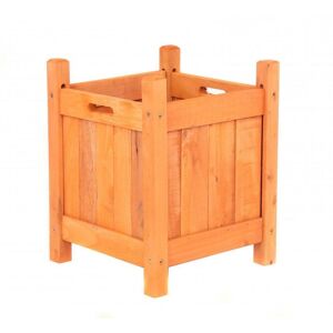 Oypla Wooden Square Flower Planter