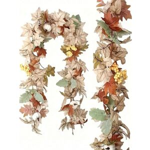 Garden Greatness 1.74m Pumpkin Maple Leaf Garland - Fall & Halloween Decor in Orange Size: 1 Pack Orange 1 Pack Garden Greatness 1.74m Pumpkin Maple Leaf Garland - Fall & Halloween Decor in Orange Size: 1 Pack Orange 1 Pack