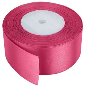 Neel Blue Double Sided Satin Polyester Ribbon Roll, 40mm x 25 Metres in Dark Pink Dark Pink Neel Blue Double Sided Satin Polyester Ribbon Roll, 40mm x 25 Metres in Dark Pink Dark Pink
