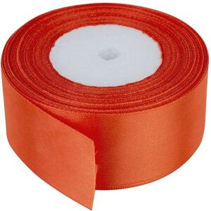 Neel Blue Double Sided Satin Polyester Ribbon Roll, 40mm x 25 Metres in Orange Orange Neel Blue Double Sided Satin Polyester Ribbon Roll, 40mm x 25 Metres in Orange Orange