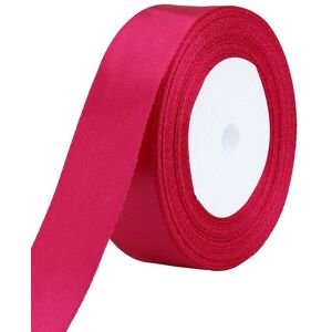 Neel Blue Double Sided Satin Polyester Ribbon Roll, 25mm x 25 Metres in Dark Pink Dark Pink Neel Blue Double Sided Satin Polyester Ribbon Roll, 25mm x 25 Metres in Dark Pink Dark Pink