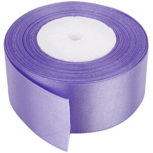 Neel Blue Double Sided Satin Polyester Ribbon Roll, 50mm x 25 Metres in Violet Violet Neel Blue Double Sided Satin Polyester Ribbon Roll, 50mm x 25 Metres in Violet Violet