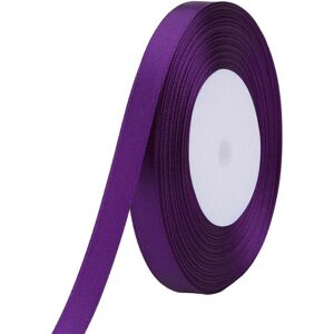 Neel Blue Double Sided Satin Polyester Ribbon Roll, 3mm x 25 Metres in Purple Purple Neel Blue Double Sided Satin Polyester Ribbon Roll, 3mm x 25 Metres in Purple Purple