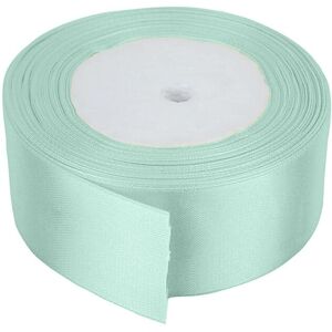 Neel Blue Double Sided Satin Polyester Ribbon Roll, 50mm x 25 Metres in Light Green Light Green Neel Blue Double Sided Satin Polyester Ribbon Roll, 50mm x 25 Metres in Light Green Light Green
