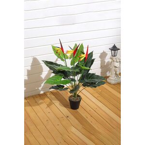 Living and Home 75cm Artificial Potted Bird of Paradise Palm Tree in Green Green Living and Home 75cm Artificial Potted Bird of Paradise Palm Tree in Green Green