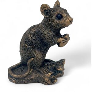 Animal Crackers Mouse With Acorn Figurine From The Leonardo Reflections Bronzed Range in Bronze Bronze Animal Crackers Mouse With Acorn Figurine From The Leonardo Reflections Bronzed Range in Bronze Bronze