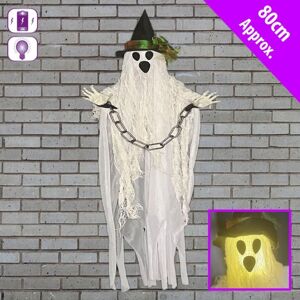 Garden Greatness 31" Light Up Hanging Ghost - Halloween Decoration in White Size: 1 Pack White 1 Pack Garden Greatness 31" Light Up Hanging Ghost - Halloween Decoration in White Size: 1 Pack White 1 Pack