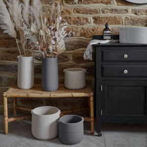 Ivyline Aurora Terrazzo Handle Planter Slate, H21cm x D22cm Quality Terracotta 2 colours available Also available as a vase in Dark Grey Dark Grey Ivyline Aurora Terrazzo Handle Planter Slate, H21cm x D22cm Quality Terracotta 2 colours available Also available as a vase in Dark Grey Dark Grey