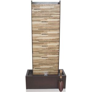 Primrose Wall Zinc Water Feature Stone Brick Lights Fountain Outdoor H120cm Stone Primrose Wall Zinc Water Feature Stone Brick Lights Fountain Outdoor H120cm Stone