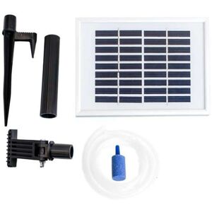 Primrose Solar Powered Pond Oxygenator Aerator 1 Stone 90LPH by Solaray Multicolor Primrose Solar Powered Pond Oxygenator Aerator 1 Stone 90LPH by Solaray Multicolor