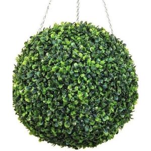 Primrose Artificial Topiary Boxwood Ball With Chain 28cm in Green Green Primrose Artificial Topiary Boxwood Ball With Chain 28cm in Green Green
