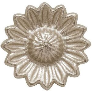 Melody Maison Shiny Silver Sunflower Drawer Knob Silver Melody Maison Shiny Silver Sunflower Drawer Knob Silver