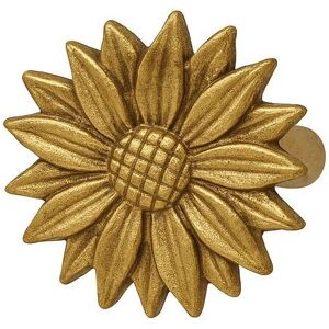 Melody Maison Large Gold Sunflower Drawer Knob Gold Melody Maison Large Gold Sunflower Drawer Knob Gold