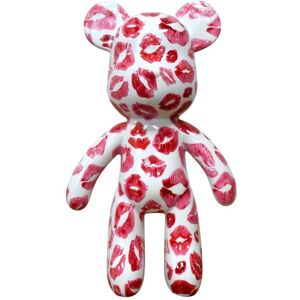 Gifts Direct 2 U White Kiss Bear Ornament 18cm White Gifts Direct 2 U White Kiss Bear Ornament 18cm White