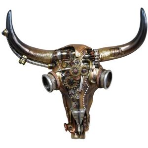 Gifts Direct 2 U Steampunk Buffalo Head Wall Ornament in Metallics Metallics Gifts Direct 2 U Steampunk Buffalo Head Wall Ornament in Metallics Metallics