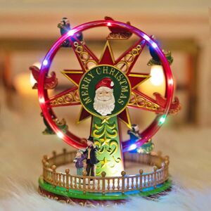 Marco Paul Christmas Village Scene - Traditional Ferris Wheel Scene Multicolor Marco Paul Christmas Village Scene - Traditional Ferris Wheel Scene Multicolor